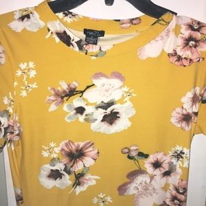 Floral in yellow dress